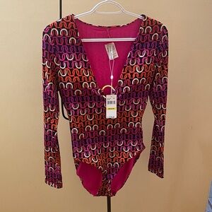 Trina Turk Swim & Spa Multicolor Swimsuit Size Medium NWT MSRP $182